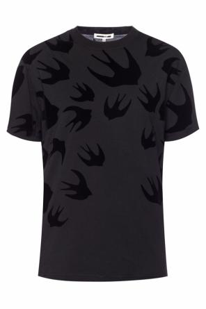 T-shirt with a swallow motif, zdjęcie 1 T-shirt with a swallow motif od McQ Alexander McQueen